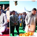 सीएम धामी ने माल्टा महोत्सव में कृषकों से मुलाकात कर माल्टा और नींबू की खटाई का लिया स्वाद, कहा – स्थानीय फलों के उत्पादन को बढ़ावा दे रही है राज्य सरकार